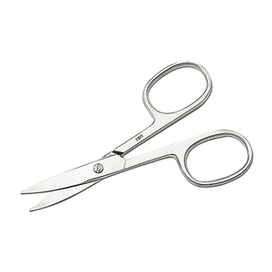 Ciseaux à cuticules en acier à haute teneur en carbone de 9,5 cm, ciseaux à ongles incurvés extra fins pour les ongles des doigts et des orteils - Product Image 1
