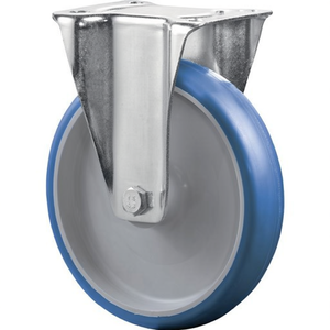 Ruedas Giratorias para Muebles BS, Diámetro de Rueda de 100 mm, Capacidad de Carga de 125 kg, Base de Poliuretano, 104x80 mm - Product Image 3
