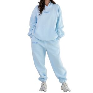 Ensemble survêtement homme 2 pièces en molleton 100 % coton personnalisé 2026 – Hoodie oversize et pantalon de jogging ample – Collection Hiver Haute Qualité - Product Image 5