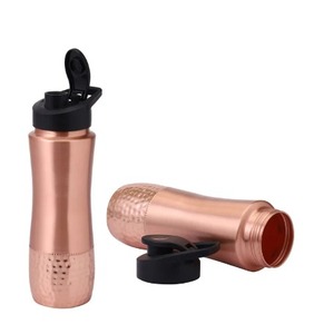 2025 Venta caliente botella de cobre curva clásica 650 ML a prueba de fugas sin BPA Apto para lavavajillas curvo a la perfección frasco de cobre - Product Image 1