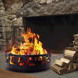 Anneau de foyer robuste pour l'extérieur Insert d'anneau de feu de joie à motif pour l'extérieur - Product Image 4