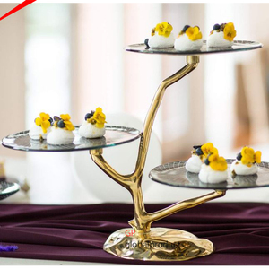 Handmade Eco Friendly 2 Tier Round Marble <b>Cupcake</b> <b>Stand</b> for Home Decor Dessert <b>Stand</b> - Product Image 6