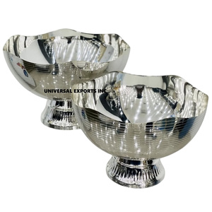 Bol à chocolat en métal martelé, plaqué nickel, design élégant, bol à bonbons haut de gamme, nouveau bol à chocolat de luxe, best-seller - Product Image 5