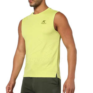 Gran oferta, camisas sin mangas de algodón 100%, nueva llegada, ropa de moda informal para verano, tela de punto transpirable - Product Image 1