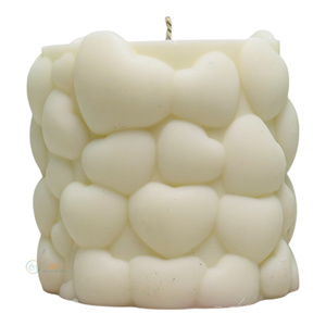 Romantic Heart Novelty Soy Wax <b>Candle</b> Handmade for Halloween Home Decoration Holidays <b>Birthdays</b> Easter Christmas Bars - Product Image 1