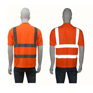 Hot Sale Custom Logo Polyester Protection Safety Warning Fluorescent T <b>Shirts</b> <b>Work</b> Security T-<b>shirt</b> <b>for</b> <b>men</b> - Product Image 6