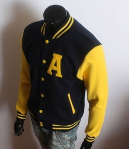 OEM Custom High Quality Chenille Embroidery Patch Letterman Jacket Varsity Jacket Vintage <b>Applique</b> Baseball Jackets for Men - Product Image 6