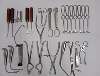 Ensemble d'instruments de chirurgie maxillo-faciale, manuel, en acier inoxydable, durable