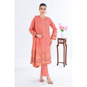 Conjunto de Traje de 3 Piezas para Mujer, Color Rosa, Jacquard, Sin Costuras, Atuendo Moderno - Product Image 5