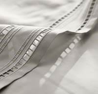 04 Parure de lit 4 pièces en coton de qualité supérieure pour hôtel de luxe Drap de lit en percale avec coutures classiques Literie de luxe de qualité supérieure