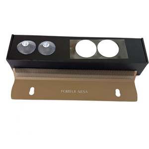 Hair Extension Holder Stand-Stainless Steel Wooden & Metal Wig Stand Waterproof Strong Hold Hair Styling Tools with <b>Storage</b> <b>Bag</b> - Product Image 3