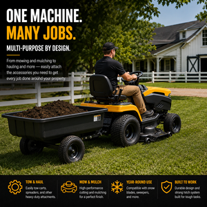 Tractor Cortacésped a <span class=keywords><strong>Gasolina</strong></span> <span class=keywords><strong>con</strong></span> Accesorio de Cortacésped para Múltiples Usos en Granjas y Céspedes - Product Image 1