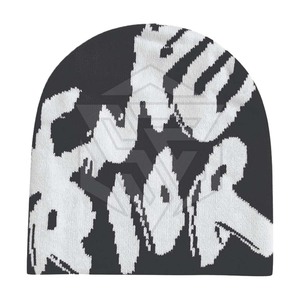 Unisex Jacquard <b>Beanie</b> Hats 100% Acrylic Breathable & <b>Waterproof</b> Ski Knitted Custom Color & Logo - Product Image 4