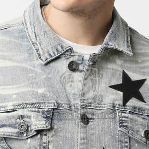 Chaquetas Vaqueras Casuales Personalizadas con su Propio Diseño para Hombre / Chaquetas Vaqueras para Hombre de Alta Calidad al por Mayor en el Mejor Material - Product Image 3
