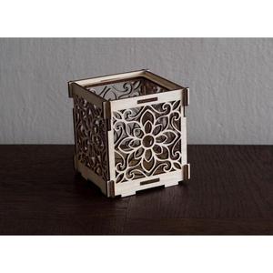 Nouvel artisanat indien bougeoir en métal et en bois de qualité supérieure conception en forme de feuille forme et taille personnalisées bougeoir - Product Image 4