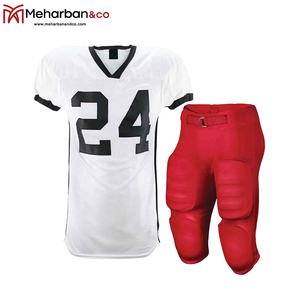 Uniforme de fútbol americano con logotipo personalizado, uniforme de fútbol americano con impresión por sublimación, ajuste Regular, fácil de usar - Product Image 4