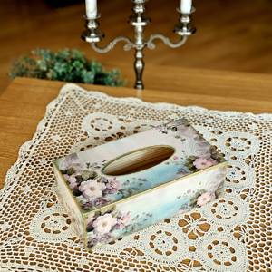 Juego de Cajas para Servilletas de Madera Esmaltada Hechas a Mano de Primera Calidad, con Diseño Clásico, Ecológico, Creaciones Antiguas de la India, Portavasos para Servilletas - Product Image 2