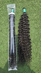 Extensions de cheveux vierges bruts bouclés indonésiens Remy 100g, sans traitement chimique, pour tous les colorants - Product Image 4