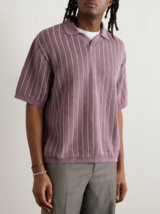 Mens Quick Dry Antibacterial Short Sleeve Knitted 100% Cotton Printed Pocket Shirt Custom Sport Golf Gym Clothing - Product Image 4