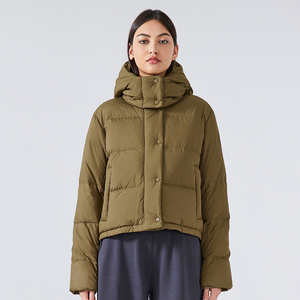 2025 personnalisé hommes hiver Bomber doudounes bulle manteau manches longues avant Logo fermeture à glissière haute qualité Mandarin - Product Image 6