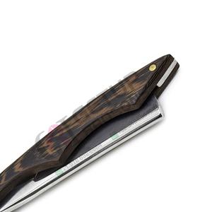 Navaja de Afeitar Profesional Desechable de Acero Inoxidable con Mango de Madera, Duradera para Cara y Cuerpo, Venta al Por Mayor, Alta Calidad - Product Image 5