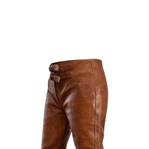 Pantalon en cuir de mode pour hommes de dernier style respirant et élégant de meilleure qualité avec motif droit à bas prix à vendre - Product Image 6