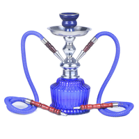 Narguilé de grande qualité design personnalisé Accessoires pour fumer Narguilé grand verre acier inoxydable Narguilé au prix de gros Inde
