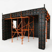 Panneau de coffrage modulaire en plastique léger et réutilisable CONSO ABS pour les colonnes murales de villas