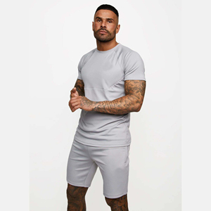 Best Selling Summer Men Twin <b>Set</b> with custom Logo Print Twin <b>Set</b> 2 Pieces T-shirt with Shorts For adults Men's OEM - Product Image 1