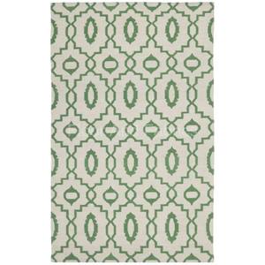 Greenish Flat Weave Wool Rug Handwoven Reversible Moroccan Floral Design <b>Runner</b> <b>for</b> Bedroom or Living Room <b>Hallway</b> Use - Product Image 6