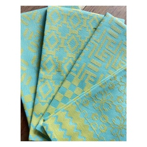 Exclusive Green Butta Printed Cotton Velvet Painted Towel Tea Set Kitchen Absorbent <b>Placemat</b> Decoration Mat Napkin At Cheap Rate - Product Image 6