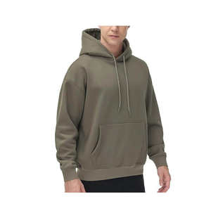 Sudaderas con Capucha de Felpa Francesa Personalizadas de Alta Calidad para Hombre, Estilo Urbano, Holgadas, con Hombros Caídos, para Fábrica - Product Image 4