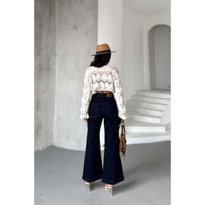 Jeans con Detalle de Bolsillo Frontal 7079 - Azul Marino Estilo Slap - Product Image 4