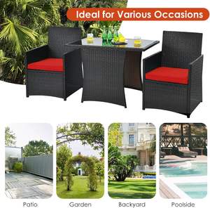 Muebles de mimbre duraderos para interiores y exteriores de alta calidad, estilo de diseño moderno para salas de estar, hoteles disponibles, precios directos de fábrica - Product Image 5