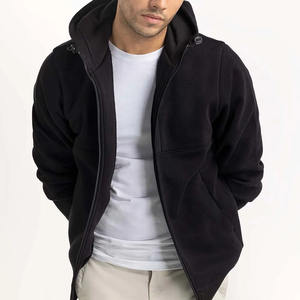 Top vente chaude double couche sweat à capuche zippé manches longues hommes à capuche disponible en prix de gros sweats à capuche mode 2025 - Product Image 2
