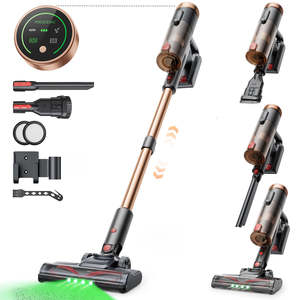 Aspiradora Inalámbrica Liberbot W2 Ultra, Aspiradora de Mano con Pantalla LED, Batería Desmontable, Cepillo Antienredos - Product Image 1