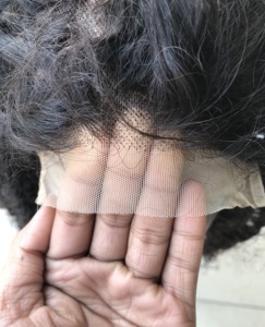 Peluca de cabello humano rizado con cierre de encaje para mujeres negras, pelo peruano virgen de buena calidad, 4x4, Hd, venta al por mayor - Product Image 3