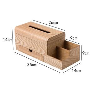 Boîte à mouchoirs en bois couverture carré en bois d'acacia en forme de boîte à mouchoirs personnalisée au prix de gros - Product Image 4