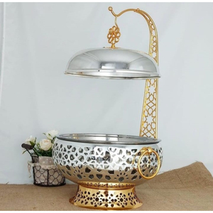 Best Price Stainless Steel Eid <b>Buffet</b> <b>Warmer</b> <b>Food</b> Serving Chaffing Dish for Home Hotel and Restaurant Decorative Dishes - Product Image 6