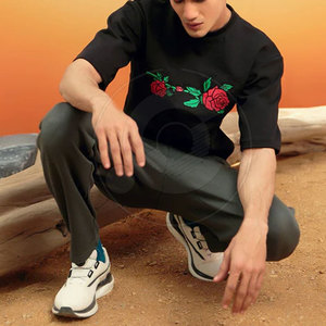 Camiseta Bordada de Primera Calidad, Algodón Suave, Ropa Casual, Estilo Diario, Moda, Camiseta Bordada para Hombre Más Vendida - Product Image 4