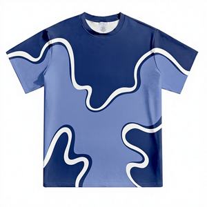 Camiseta de Manga Corta para Hombre, Corte Regular, Algodón Transpirable, Informal, Básica, con Logotipo Personalizado, Ropa de Verano para Hombre, Venta al Por Mayor - Product Image 1