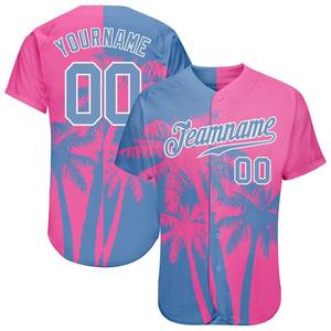 Camiseta de béisbol auténtica de cocoteros de Hawaii con diseño 3D personalizado de ropa de equipo personalizada más vendida - Product Image 1