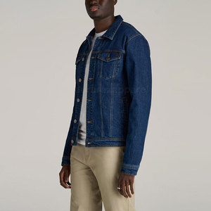 Veste en jean surdimensionnée pour homme, sur mesure, design tendance, prix abordable, service OEM, veste d'hiver pour homme, best-seller - Product Image 3