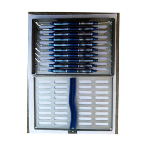 Kit de Instrumentos de Obturación Dental de Composite MEDIVA ESSENCE, Recubrimiento de Titanio Azul, Reutilizable, Agarre Ergonómico Manual, Juego de Restauración, CE - Product Image 1