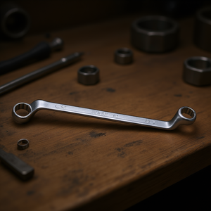 Llaves Poligonales Dobles Cromadas con Curvatura Profunda - Product Image 3