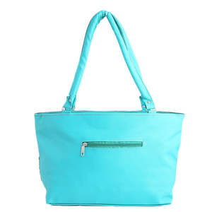 กระเป๋าถือปักลายสำหรับผู้หญิง - สีฟ้า - Product Image 2