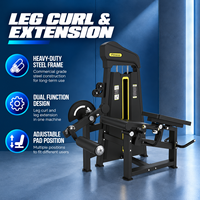 BN Appareil de musculation robuste à double fonction pour le remodelage des muscles des membres inférieurs, machine à flexions et extensions assises