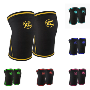 สนับเข่าคุณภาพสูง 7 มม. ทำจากนีโอพรีนอย่างดี แข็งแรง ทนทาน นุ่มสบาย ออกแบบมาเพื่อการฝึกซ้อมระดับมืออาชีพ ป้องกันการลื่นไถล เหมาะสำหรับการสควอทและเดดลิฟต์ - Product Image 4