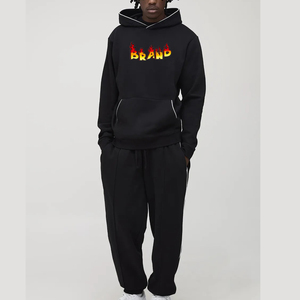 ชุดสตรีทแวร์2ชิ้นสำหรับผู้ชายชุด2ชิ้นสำหรับฤดูหนาวทรงหลวมใส่สบายพอดีตัวปกติพิมพ์โลโก้ตามสั่งมาใหม่2026 - Product Image 1