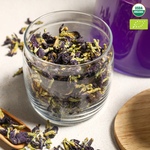 ดอกถั่วผีเสื้อธรรมชาติดอกไม้ชาสมุนไพรสีชาออร์แกนิคแห้ง - Product Image 6